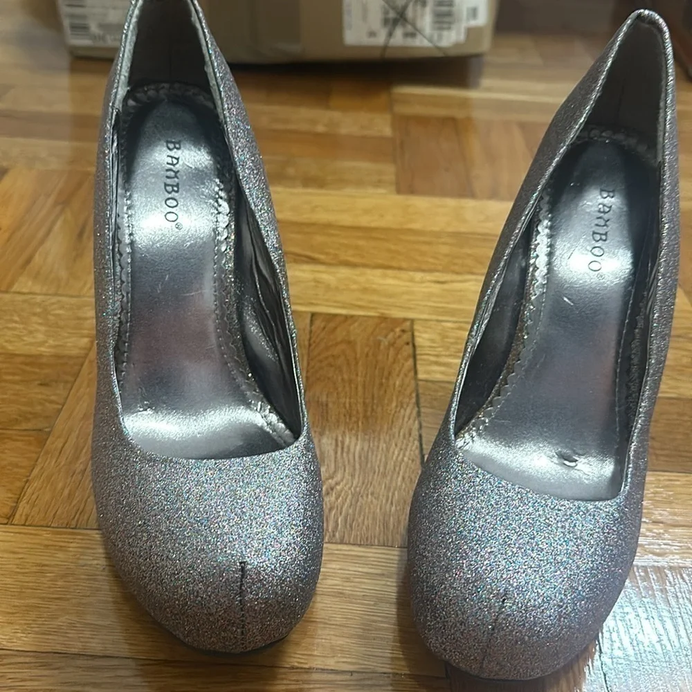 Bamboo Sparkly Platforms